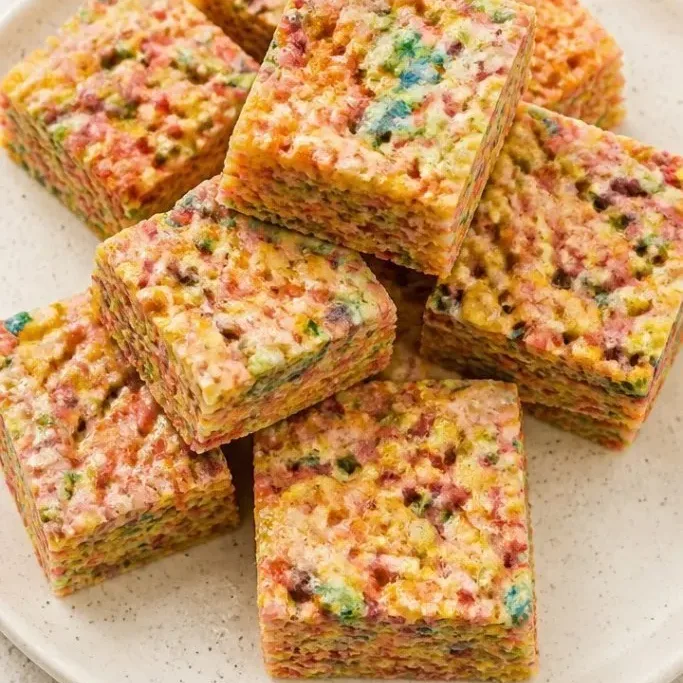 10-Minute Fruity Pebbles Rice Krispie Treats Fruity Pebbles Rice Krispie Treats