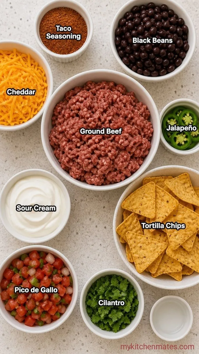 30-Minute Loaded Nachos for Game Day Ingredients
