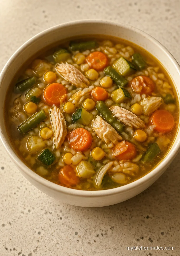 Garden Turkey Rice Soup