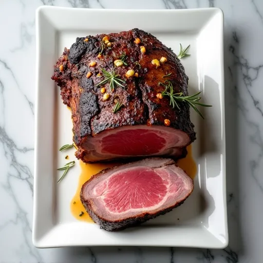 Garlic and Rosemary Standing Rib Roast