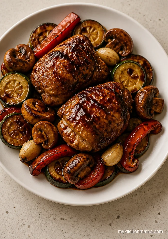 Garlic Balsamic Chicken and Vegetables
