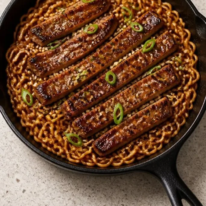 Garlic Butter Steak Lightning Noodles (15 Minutes) Garlic Butter Steak Lightning Noodles