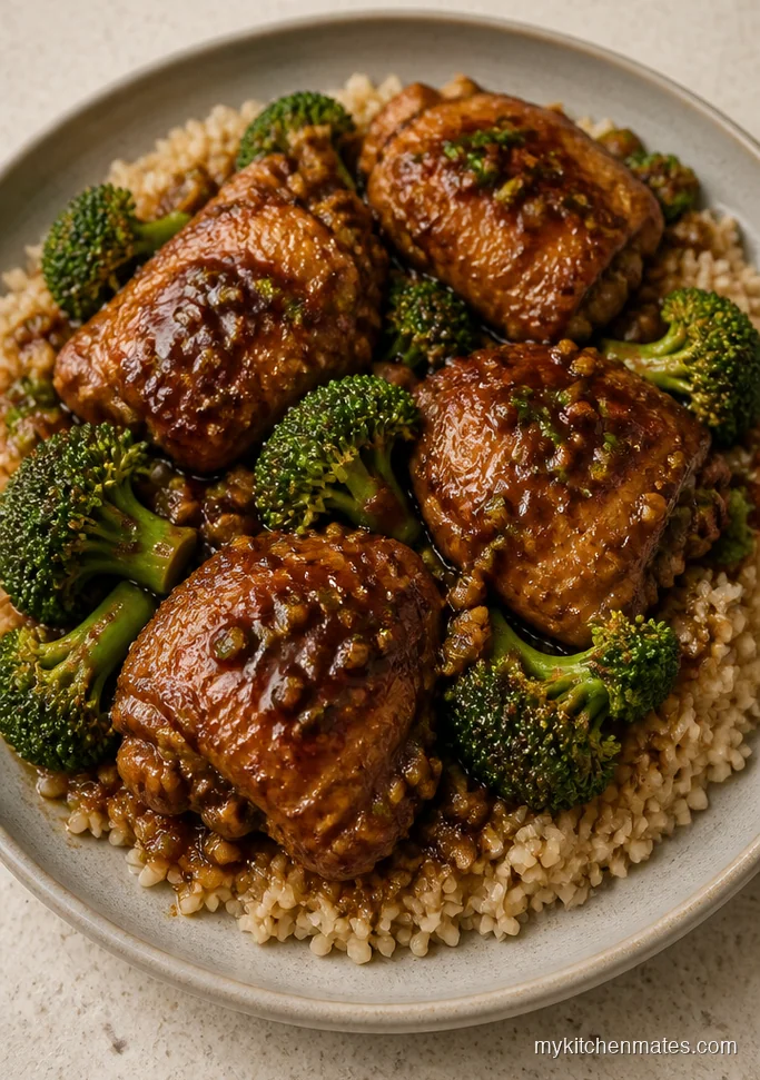 Garlic Ginger Chicken and Broccoli