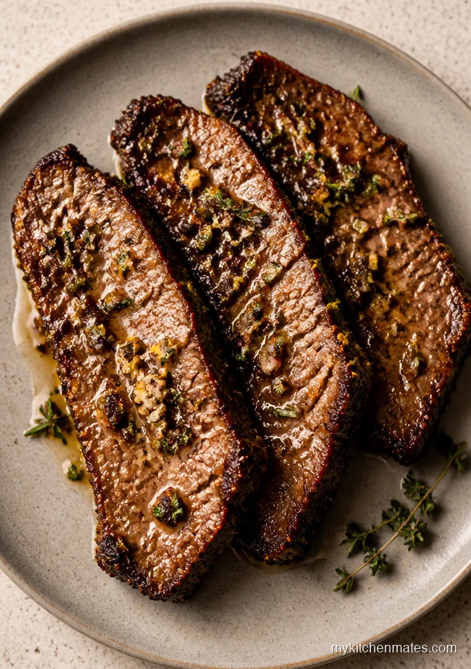 Garlic Herb Buttered Brisket