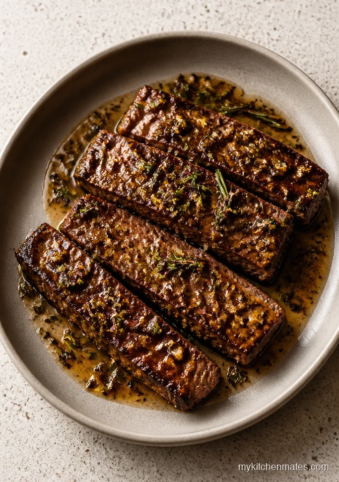 Garlic Herb Flank Steak Crock Pot