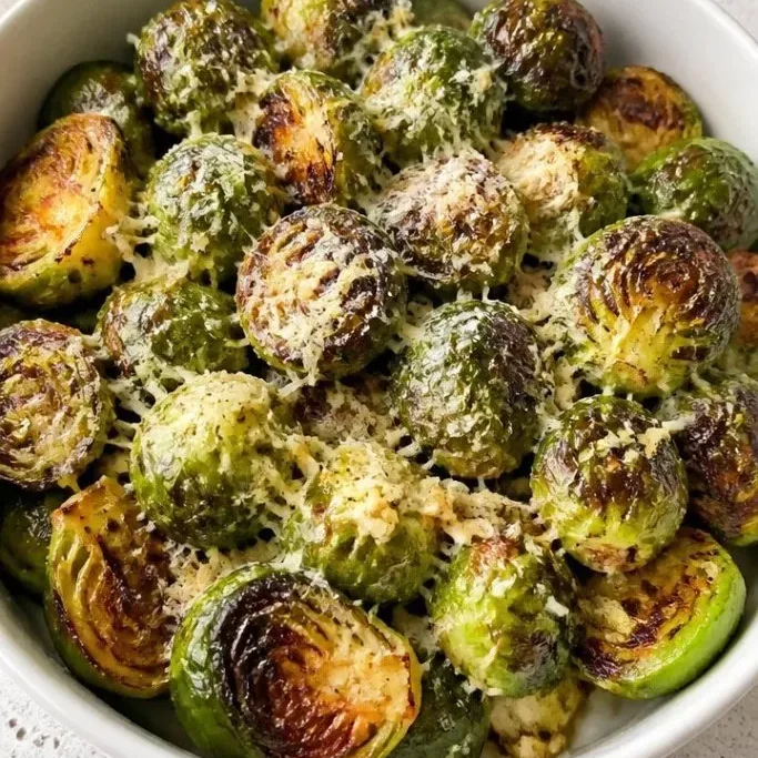 Garlic Parmesan Brussel Sprouts
