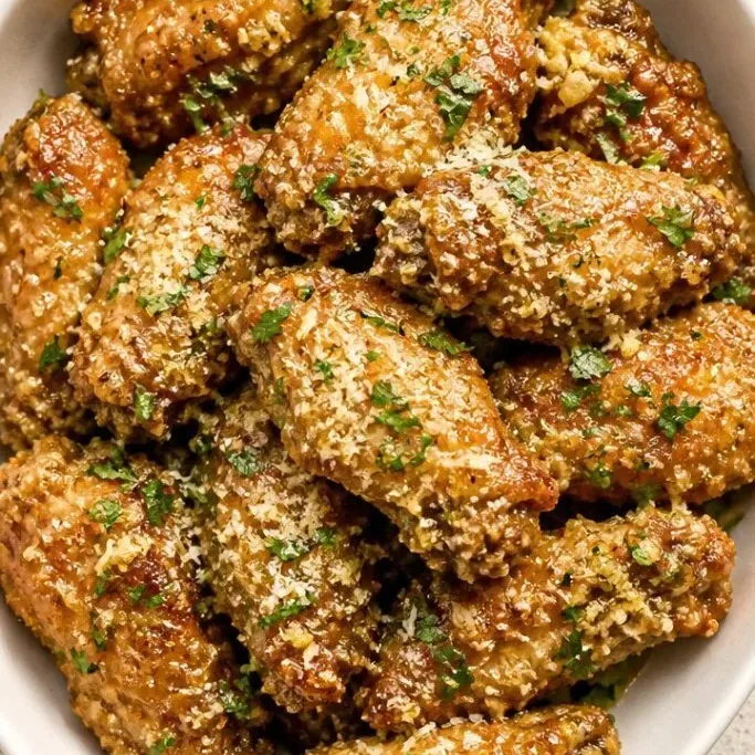 garlic parmesan chicken wings