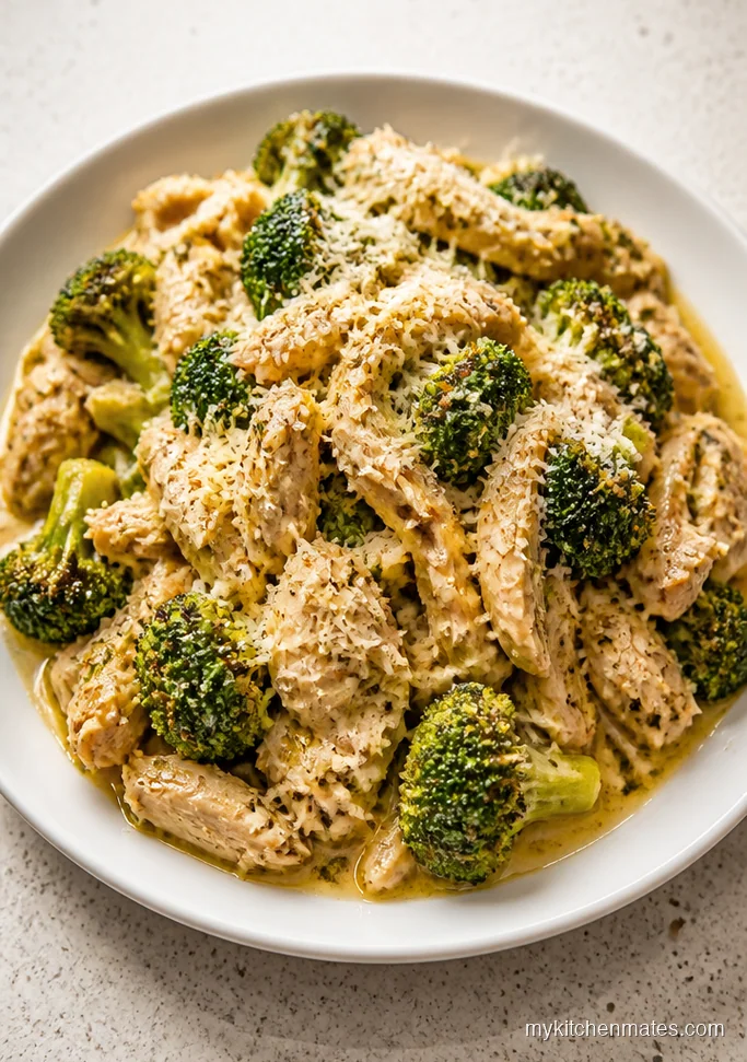 10 Crockpot Chicken and Broccoli Recipes for Easy Weeknight Meals Garlic Parmesan Crockpot Chicken and Broccoli