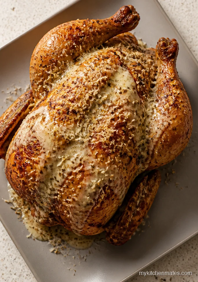 Garlic Parmesan Crockpot Chicken