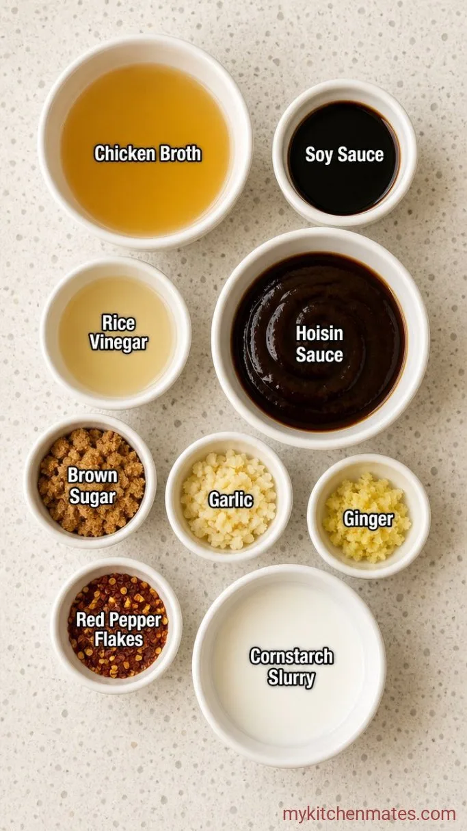 General Tso Sauce (Ready in 10 Minutes) Ingredients