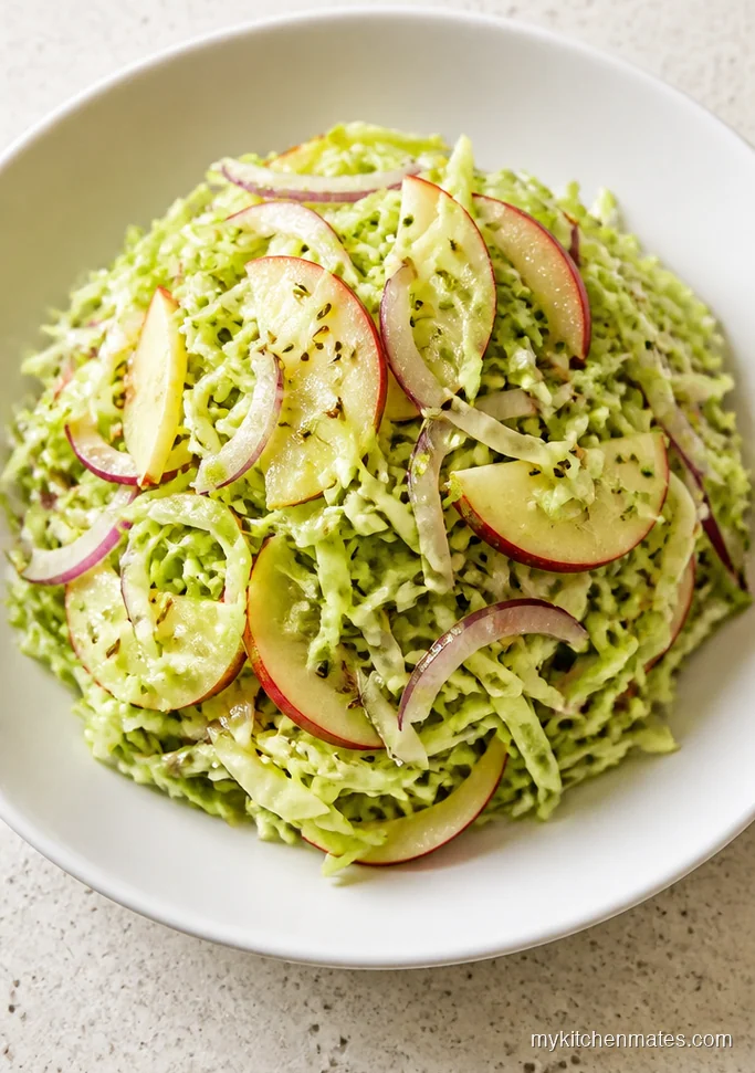 German Mustard Caraway Cabbage Apple Salad
