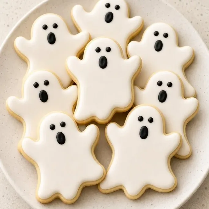 Ghost Sugar Cookies