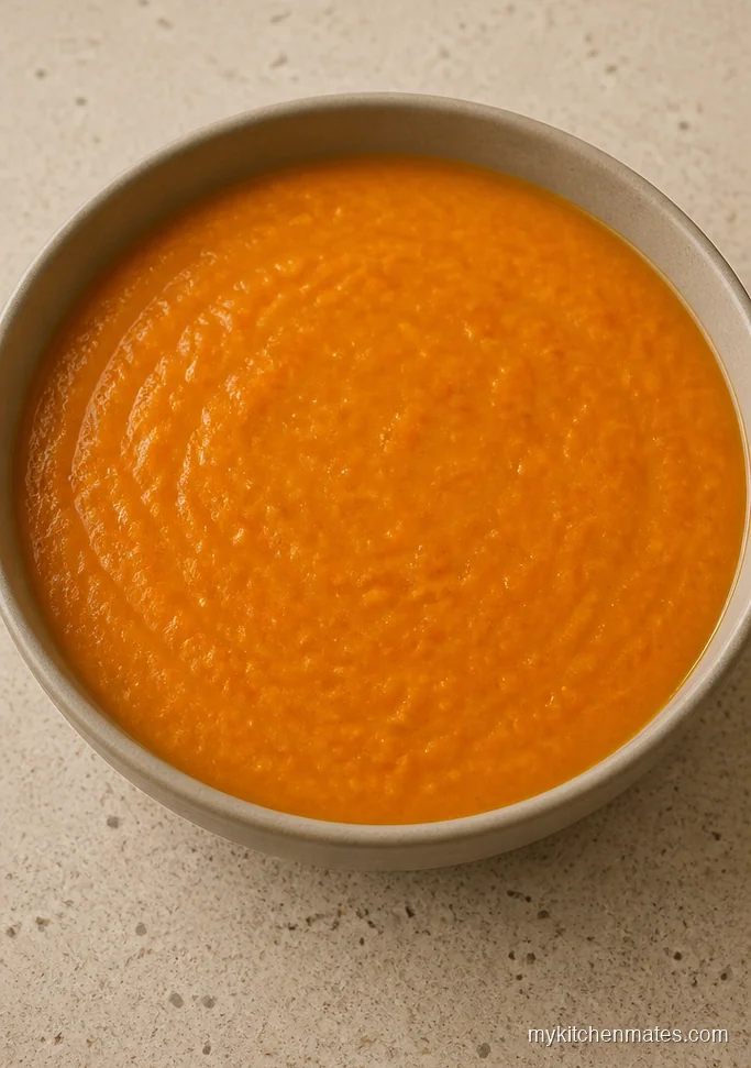 Ginger Carrot Red Lentil Soup
