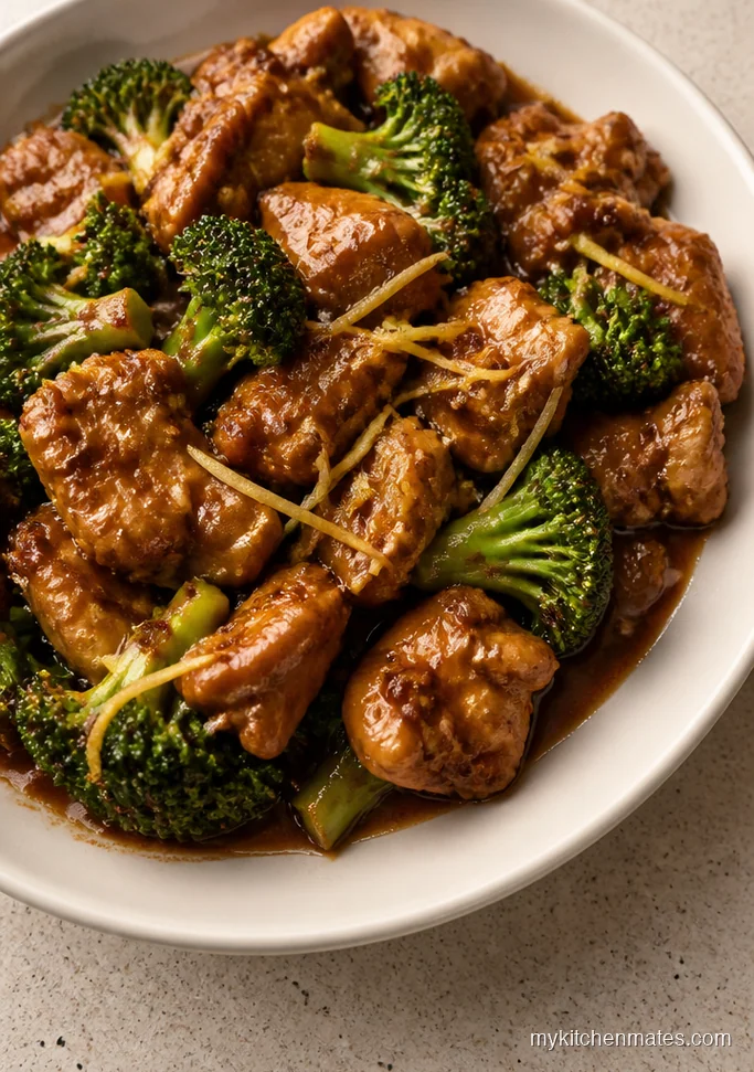 Ginger Chicken and Broccoli