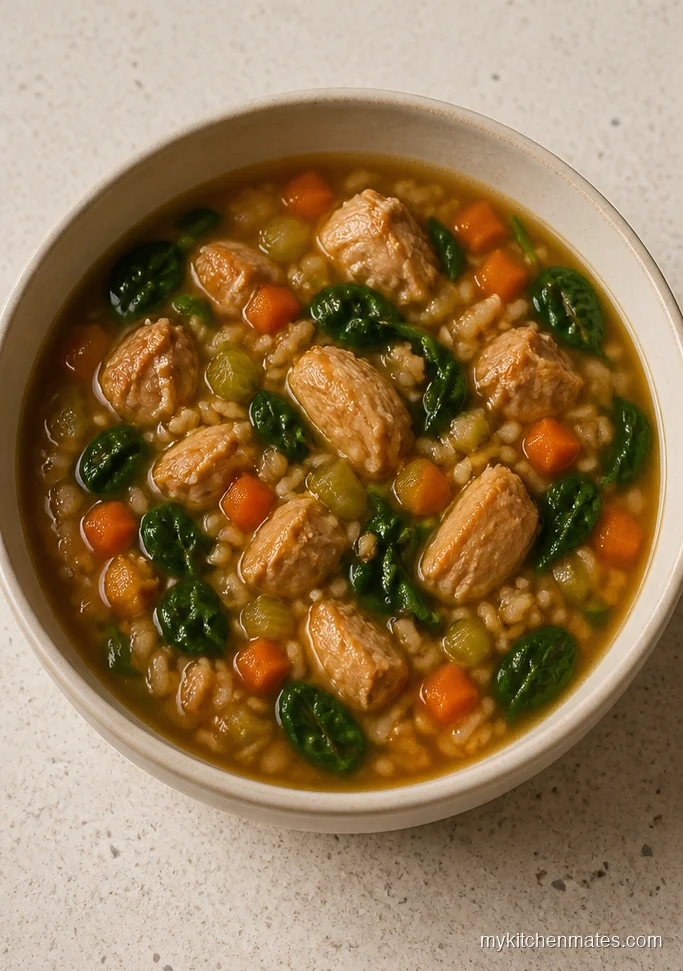 12 Heart Healthy Soup Recipes That Keep Your Weeknights Light Ginger Chicken and Brown Rice Soup