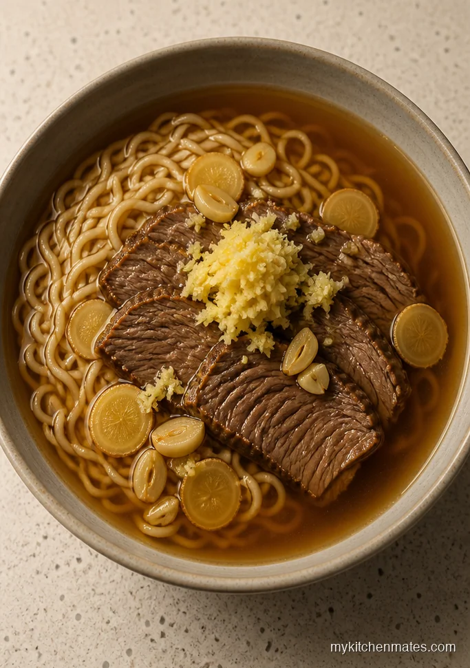 Ginger Garlic Beef Ramen