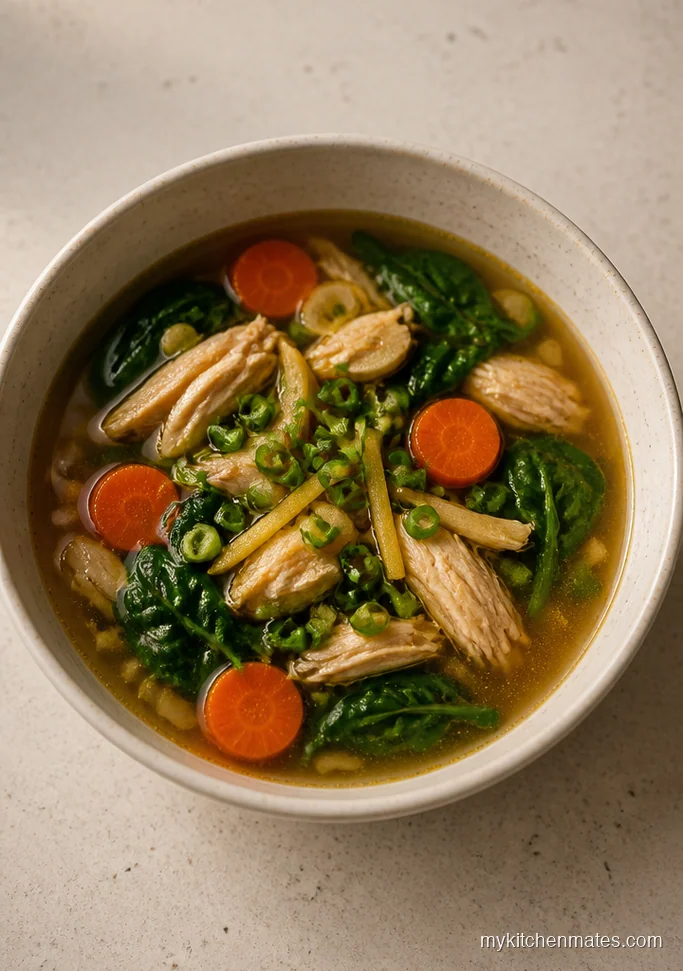 Ginger Garlic Chicken Soup