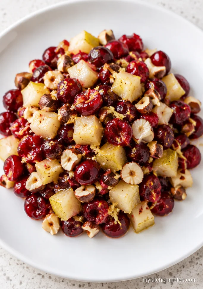 Ginger Pear Cranberry Salad
