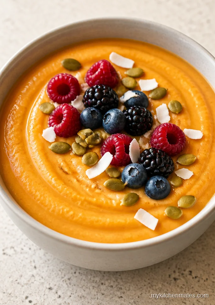 10 Low Calorie Pumpkin Recipes for Cozy Nights In Ginger Pumpkin Smoothie Bowl