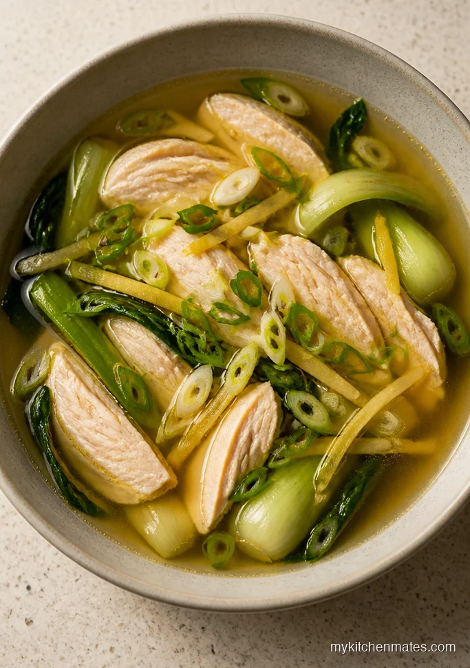 Ginger Scallion Chicken Soup
