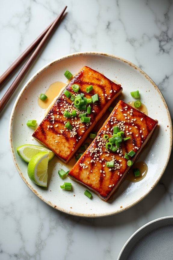 ginger soy glazed swordfish