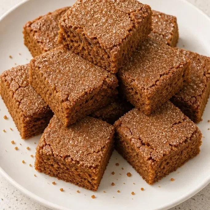 Gingerbread Cookie Bars