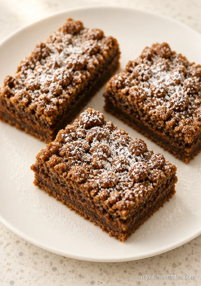 Gingerbread Crumb Bars