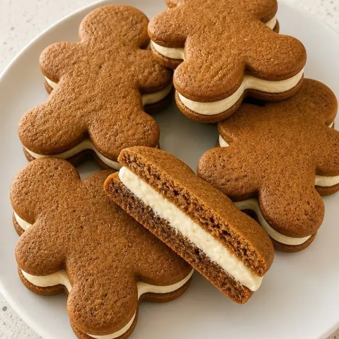 Gingerbread Sandwich Cookies