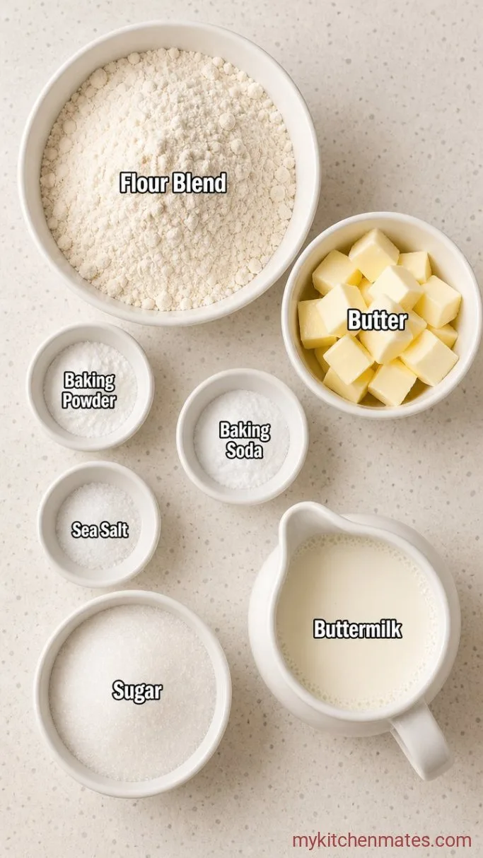 Flaky Gluten Free Biscuits Ingredients