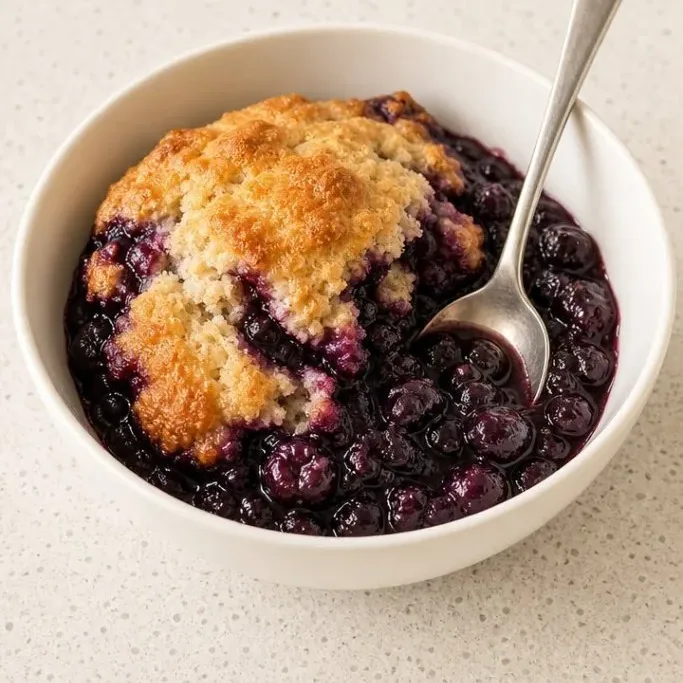 Buttery Gluten-Free Blueberry Cobbler Gluten Free Blueberry Cobbler