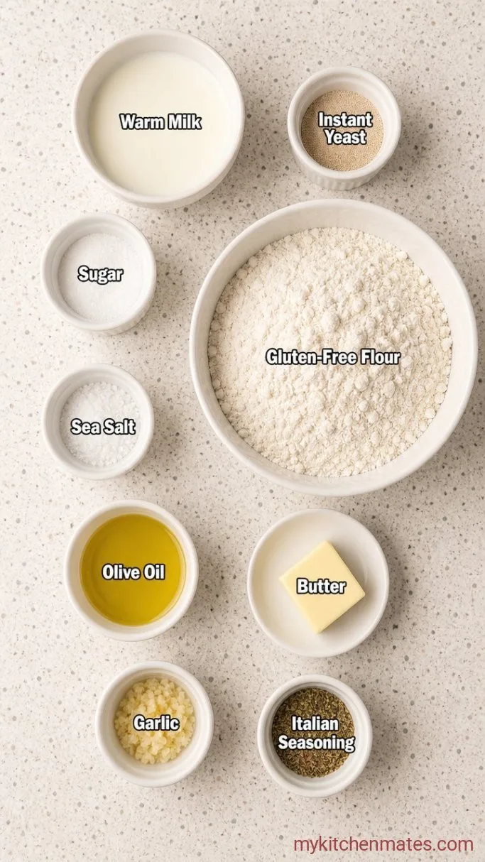 Soft Gluten-Free Breadsticks (They Stay Soft for Days) Ingredients