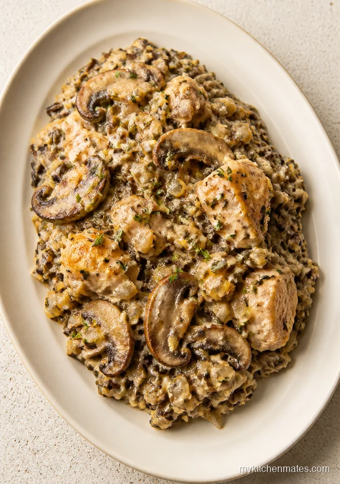 Gluten Free Chicken and Wild Rice Casserole