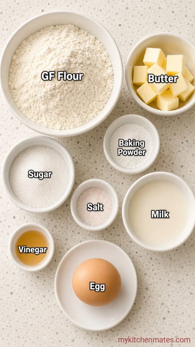 Flaky Gluten Free Dairy Free Biscuits Ingredients