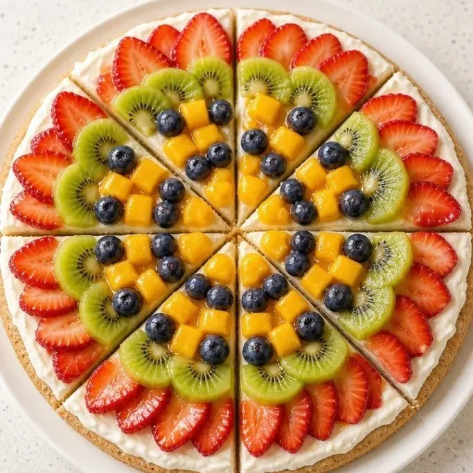 Gluten Free Fruit Pizza with Cream Cheese Frosting Gluten Free Fruit Pizza