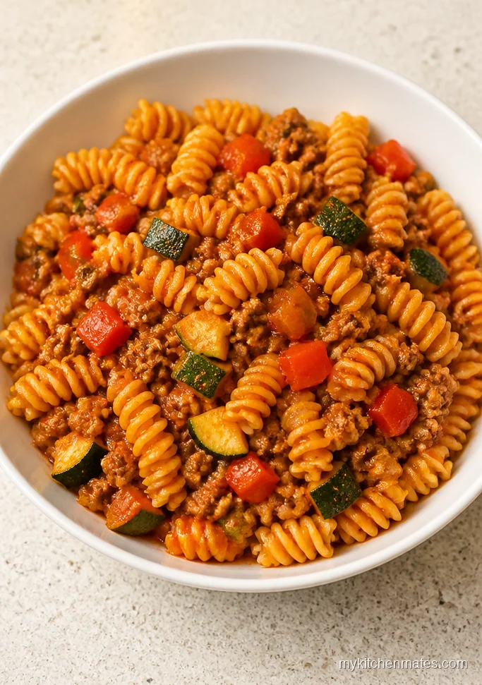 Gluten-Free Garden Beef Pasta