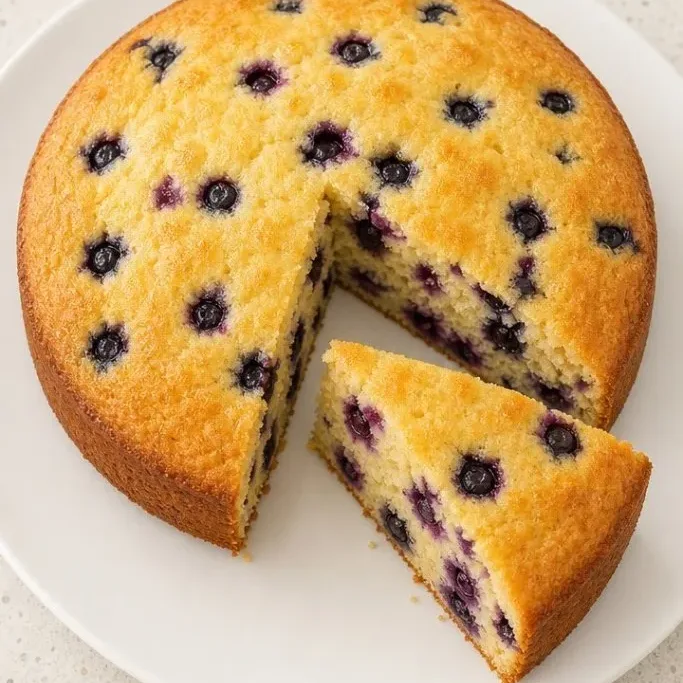 Gluten Free Lemon Blueberry Cake