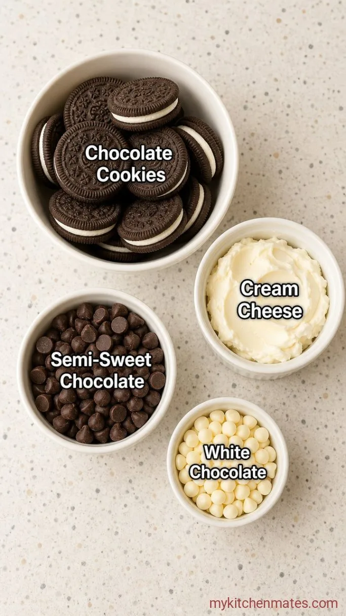 No-Bake 3-Ingredient Gluten-Free Oreo Balls Ingredients
