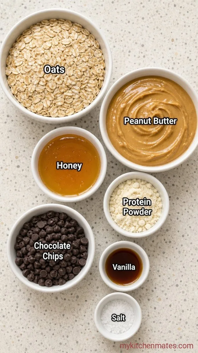 5-Ingredient Gluten Free Protein Balls Ingredients