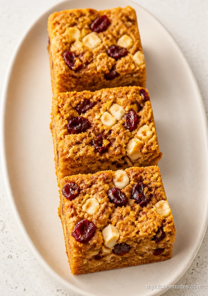 Gluten Free Pumpkin Cake Blondies