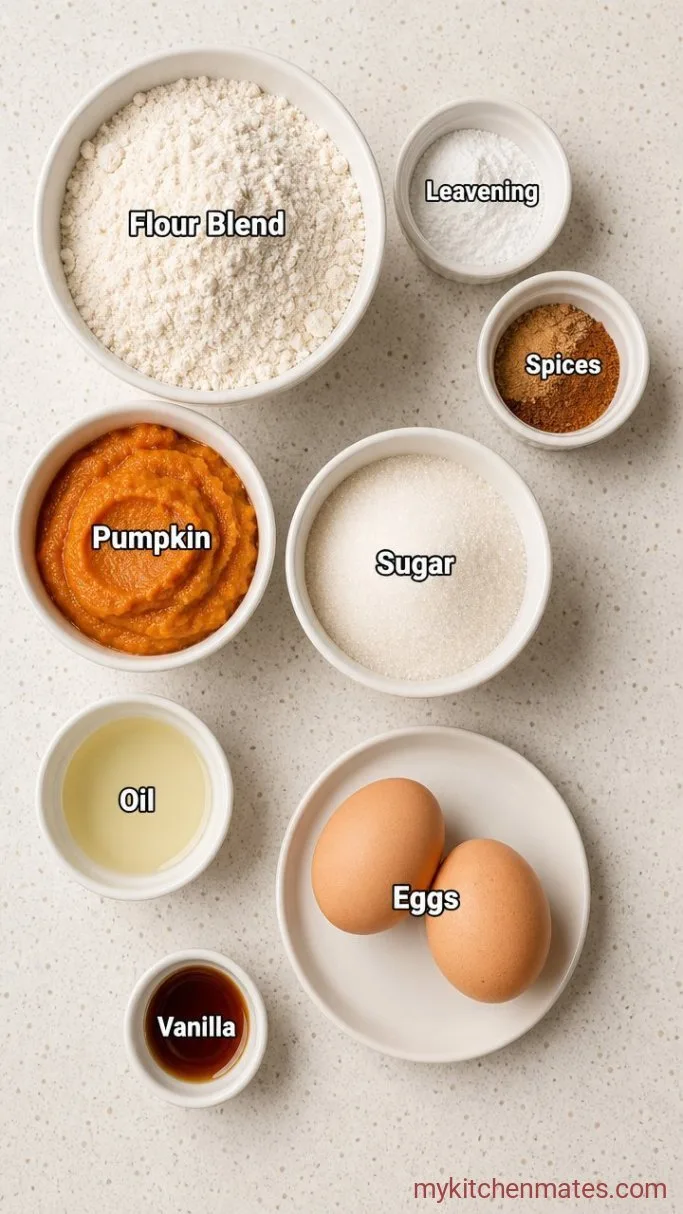 Gluten Free Pumpkin Muffins That Aren't Gritty Ingredients