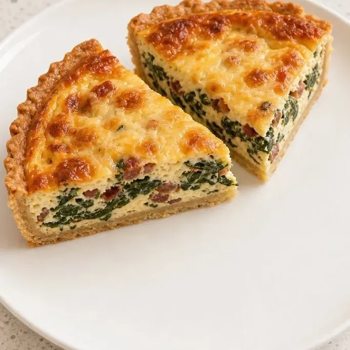 Gluten-Free Quiche with Bacon and Spinach Gluten Free Quiche
