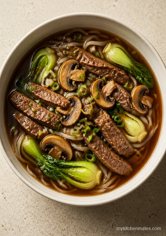 Gluten Free Rice Stick Beef Noodle Soup