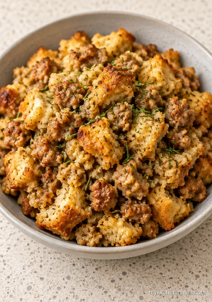 Gluten Free Sourdough Sausage Dressing