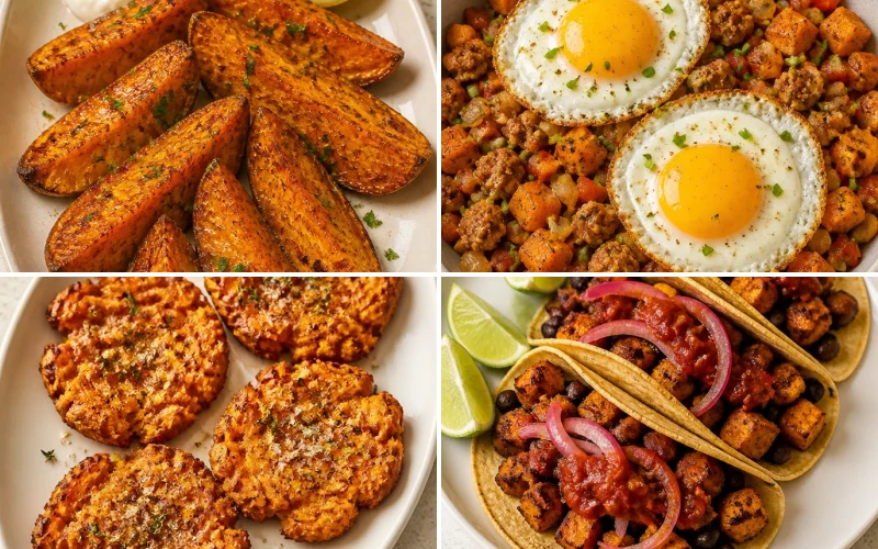12 Gluten Free Sweet Potato Recipes from Breakfast to Brownies