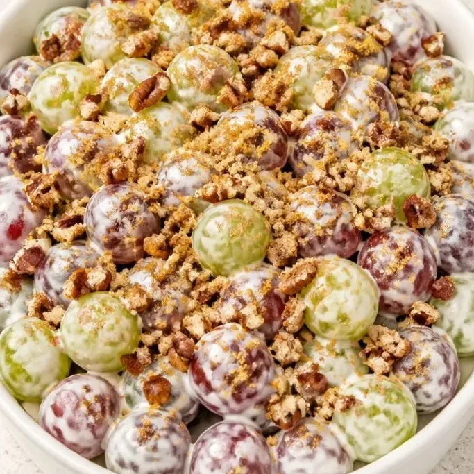 Creamy Grape Salad with Cream Cheese Grape Salad With Cream Cheese