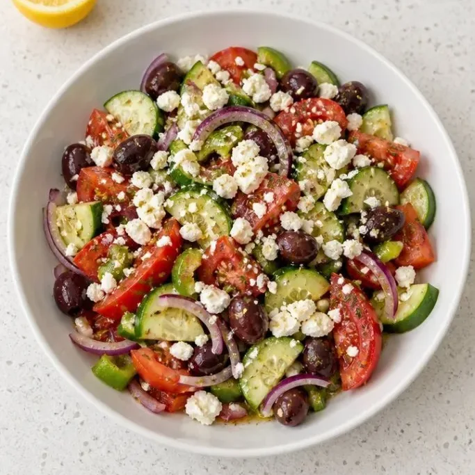 15-Minute Greek Cucumber Tomato Salad Greek Cucumber Tomato Salad