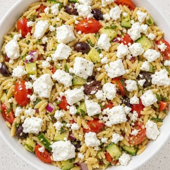 Greek Orzo Pasta Salad