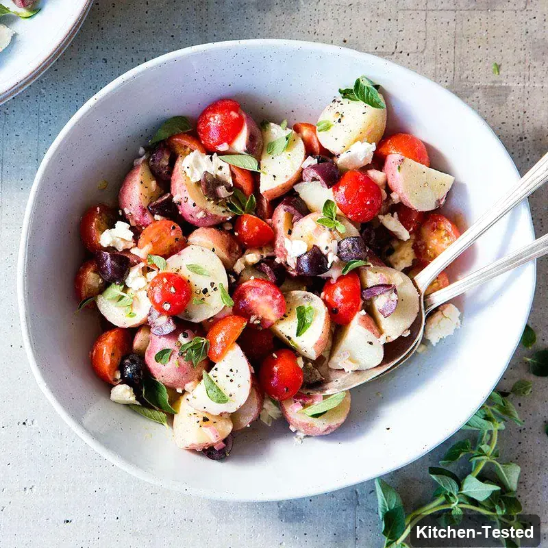Greek Potato Salad greek potato salad