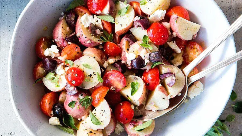 Greek Potato Salad Food photo of Greek Potato Salad