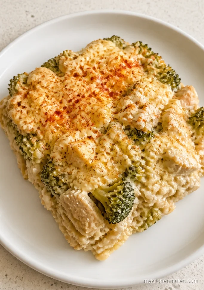 Greek Yogurt Chicken Broccoli Casserole